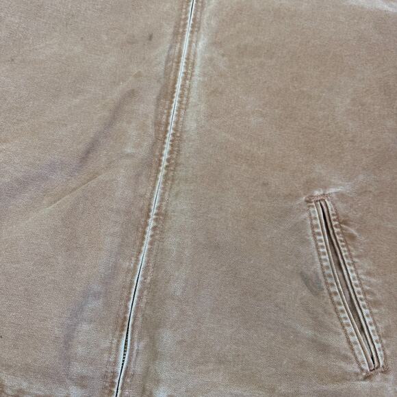 2006 Carhartt 4XL Tall Hooded Jacket Sierra Sherpa Lined J141 Tan BRN Brown Mens - Picture 8 of 16